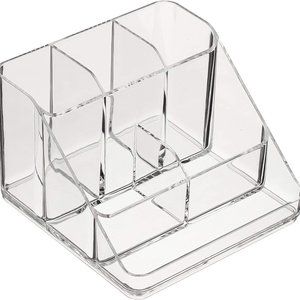 Acrylic 6 Compartment Organizer, New